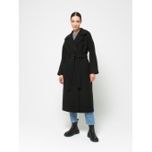 Пальто-халат на пуговицах Black (Черный)