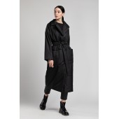 Пальто из плащевой ткани Black (Черный)