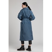 Пальто из плащевой ткани Grey blue (Серо-голубой)