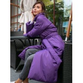 Пальто из плащевой ткани Dark Lilac (фиолетовый)