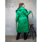 Пуховик-одеяло c шалевым воротником Greeny (Ярко-зеленый)