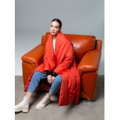 Пуховик-одеяло c шалевым воротником Mandarin Red (Оранжевый)