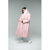 Пуховик-одеяло c шалевым воротником Powdery (Розовый)
