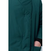 Пуховик-одеяло с английским воротником (манжет) 122см Emerald