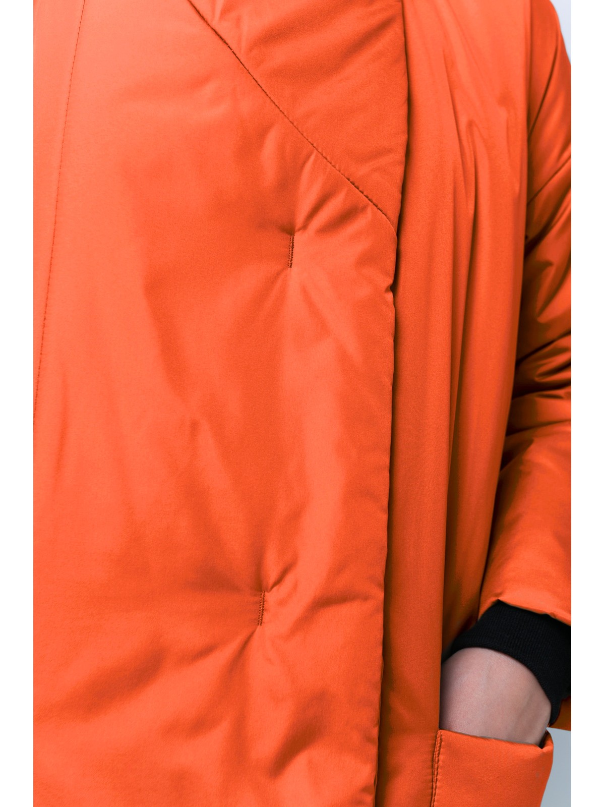Пуховик-одеяло с английским воротником Mandarin Red (Оранжевый)