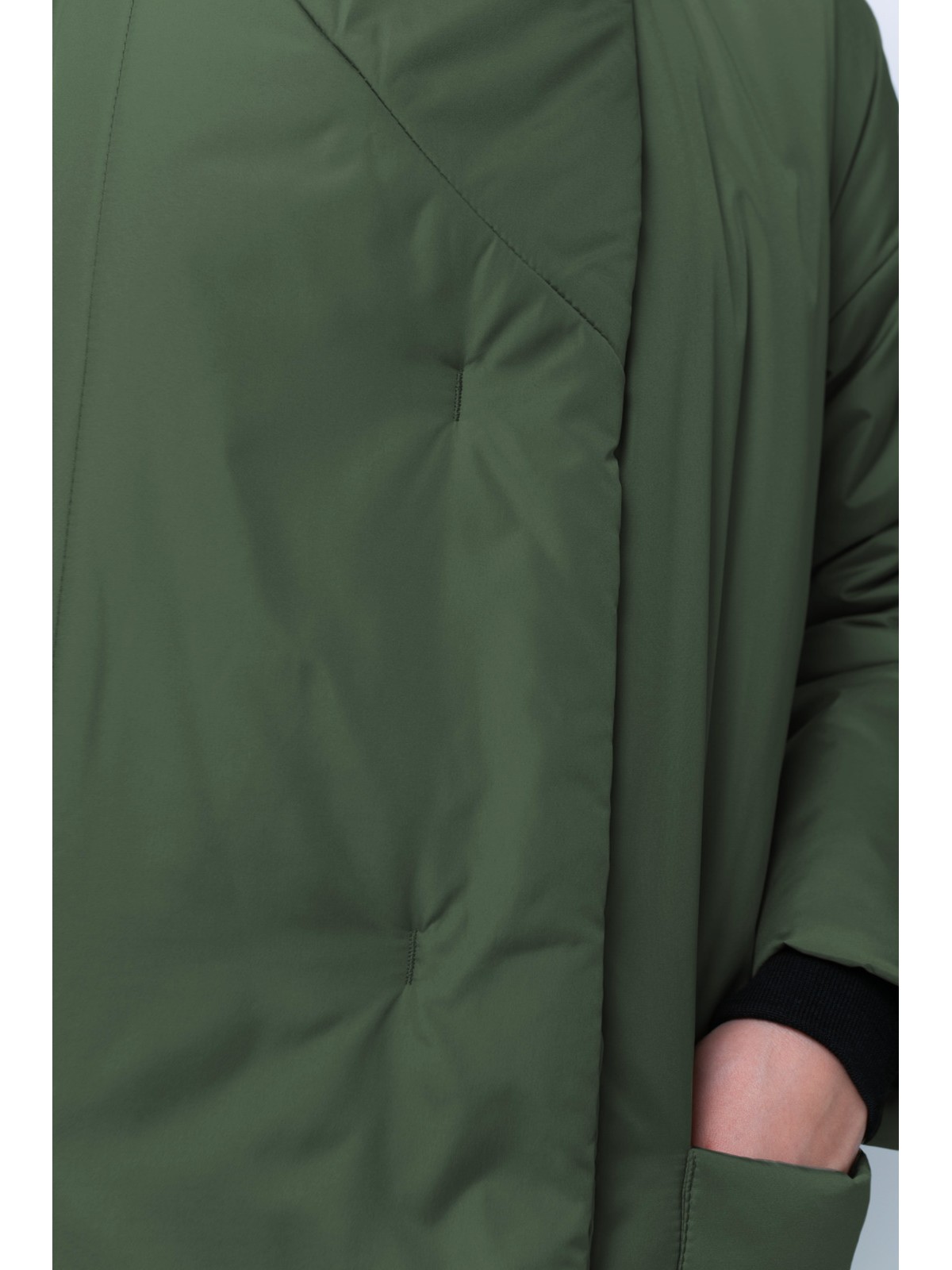 Пуховик-одеяло с английским воротником (манжет) 122см Riffle Green